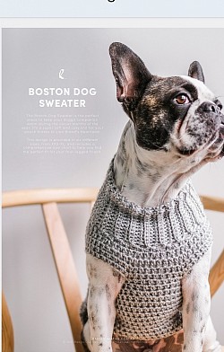 Boston Terrier Sweater $30.00 custom order pick your colors. 6 sizes XXS, XS, S, M, L, XL