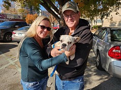 Dani-boy with his new family.